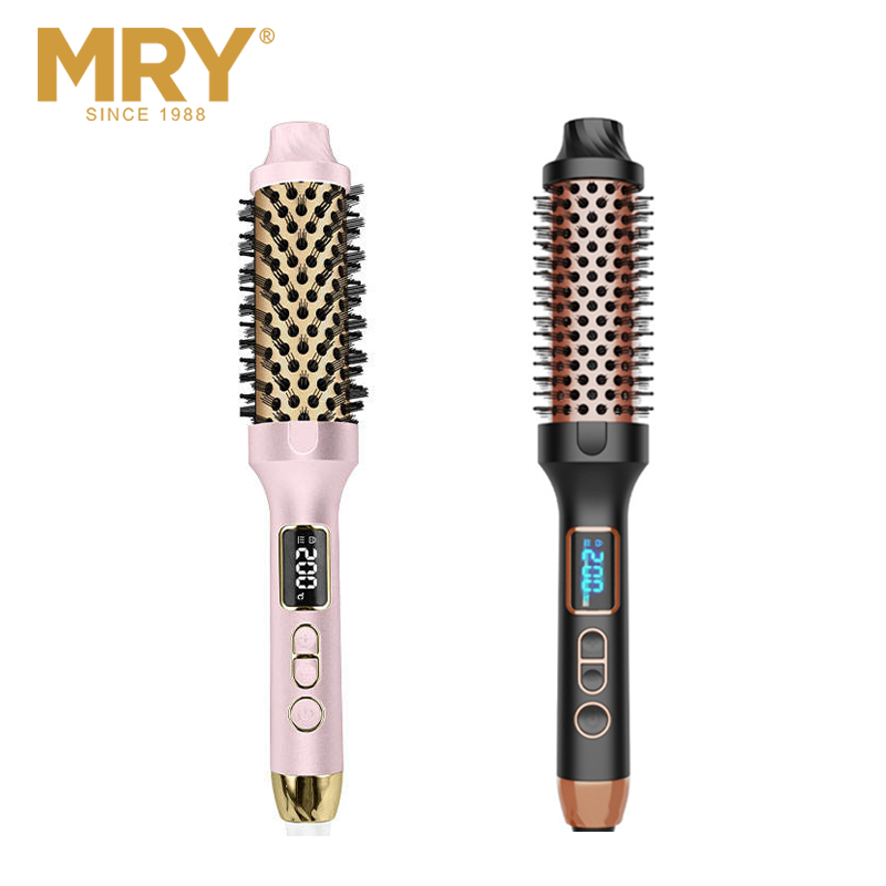 MRY Wholesale Professional Portable Hair Curler Automatic Hair Smart Automatic Curler Curling Iron Rotating PTC Thermal Brush