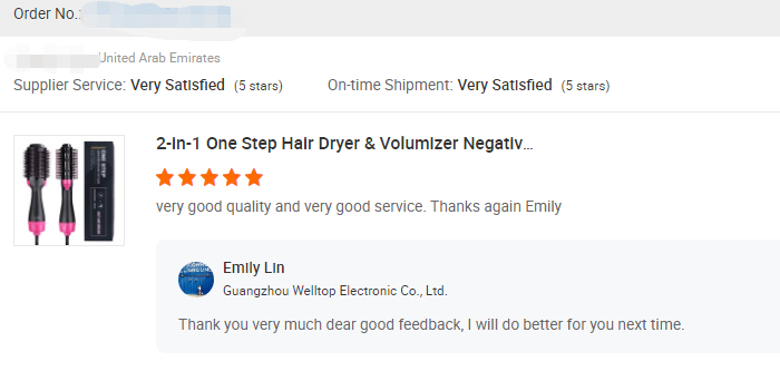 Customer Feedback Details