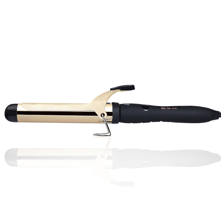 Wholesale Electric Tourmaline Crimper Wand LCD Display Curling Iron Interchangeable Barrels 4 Temperature Settings Hotel