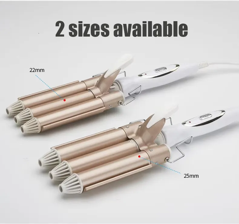 Fast Heating Ceramic PTC Hair Styling Tool Automatic Hair Curler Stick Electric Curler Portable Big Wave Rotating Hair Curling