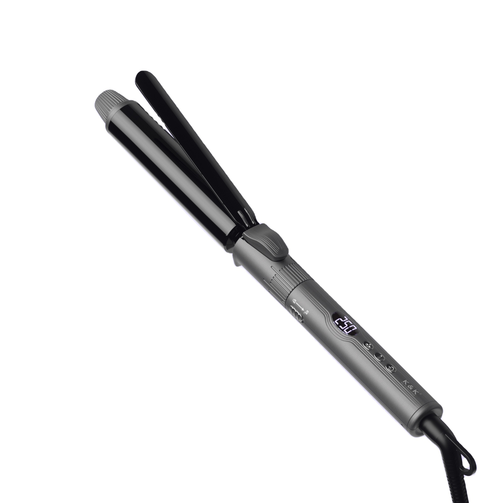 Smart Rotating Hair Curler Customizable Multi-Function Salon Iron with Temperature Control &amp; LED Display