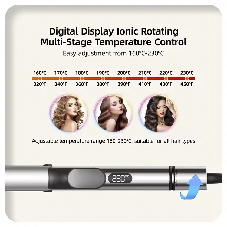 Curling Irons Professional PTC Heater Barrel Long Tourmaline Ceramic Electric Curling Iron Hair Curler