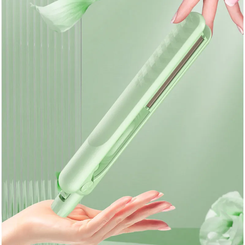 Wholesale Compact Mini 2-in-1 Wave Plate Styler Portable Hair Iron Curling Iron
