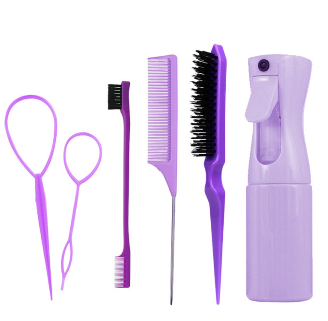 Styling Double Side Brush Comb Edge Control Edge Control Hair Comb Edges Hair Brush Hair Styling Tool Set
