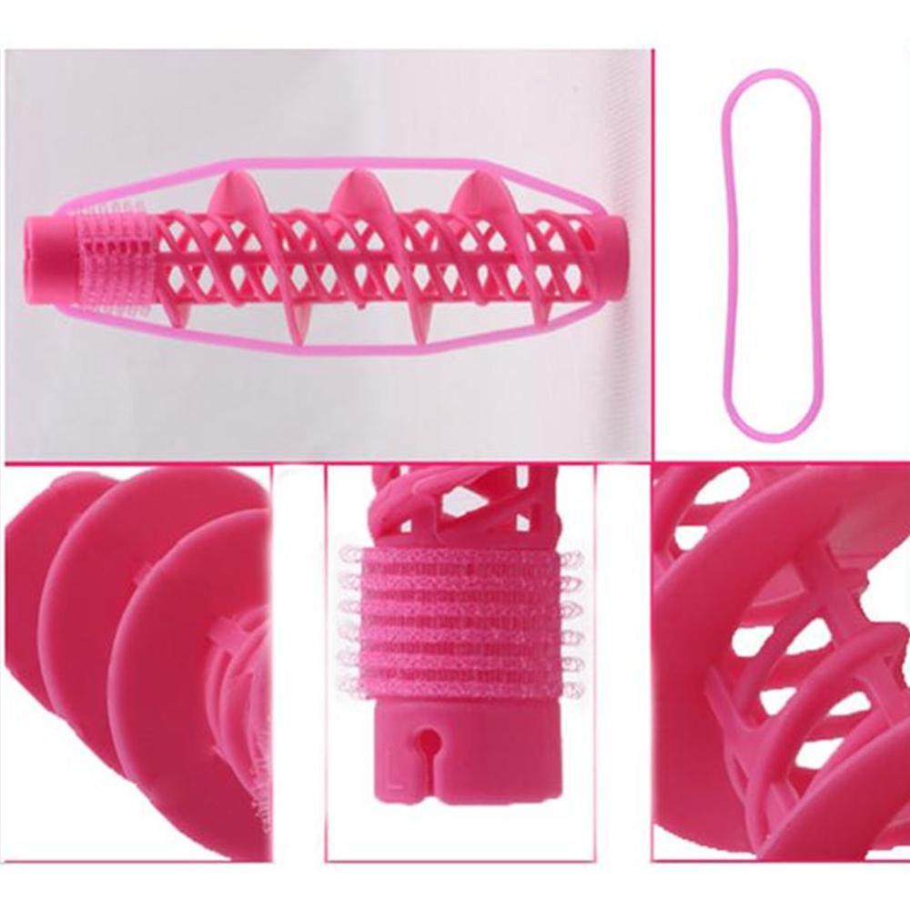 2pcs Soft Silicone Magic Spiral Hair Curlers Rollers Curling Iron Wand DIY Hairdressing Styling Salon Tools Hair Perm Rods