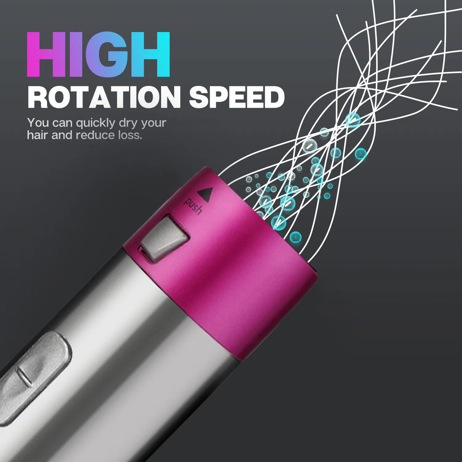 The Five-in-One Hot Air Comb and Automatic Curling Iron Are Capable