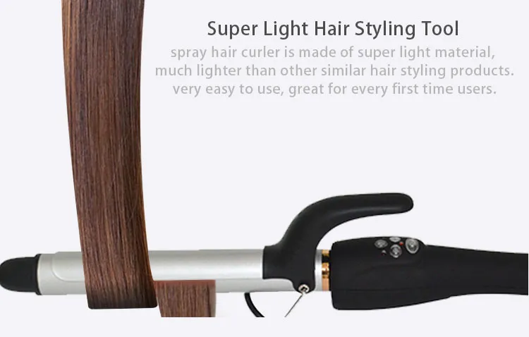 Curling Wand Heat Up Test