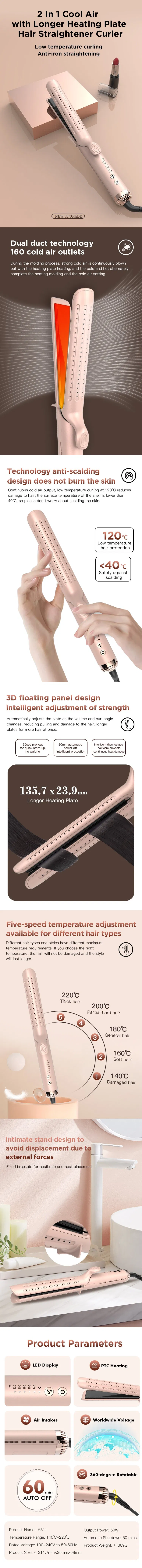 1 1/4 Inch Hair Curling Iron details
