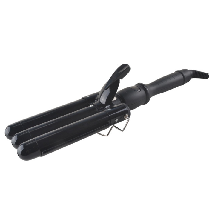 Three Barrel Hair Waving Styling Tools Hair Crimper 3 Barrel Curling Iron Wand Dual Voltage Ceramic Hair Curler for Girl