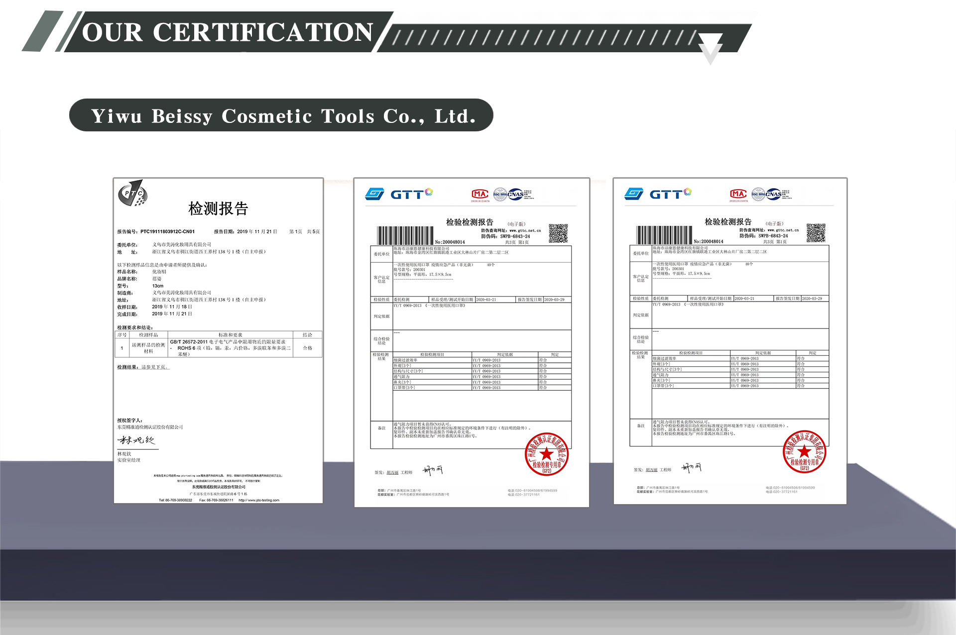 Quality Certifications