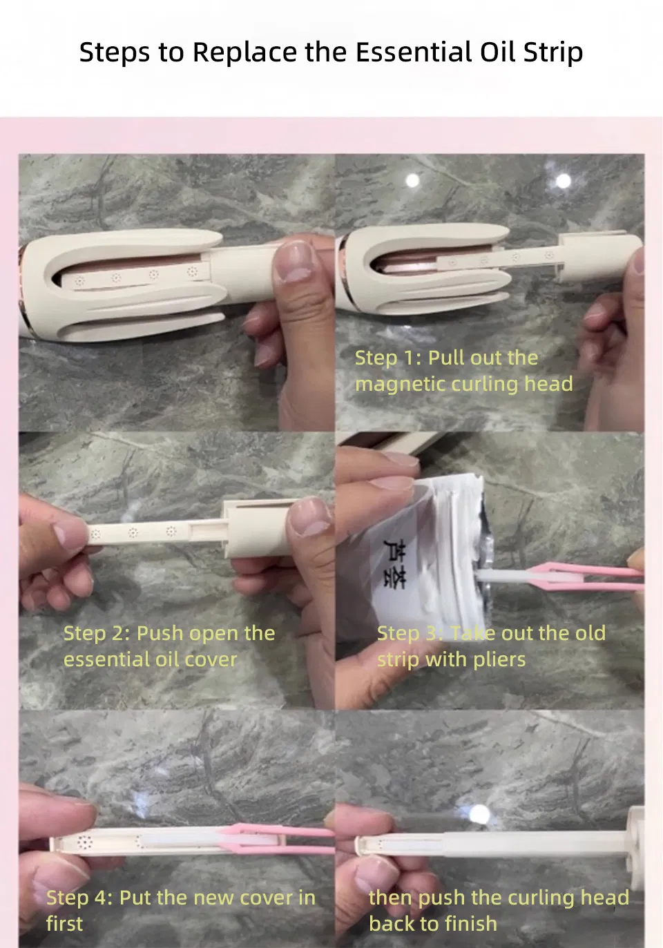 Professional Automatic Hair Curler 28mm/32mm with Essential Oil