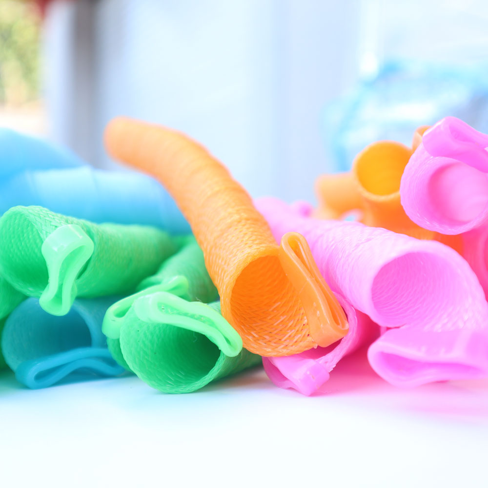 Heatless Spiral Curlers Final Look