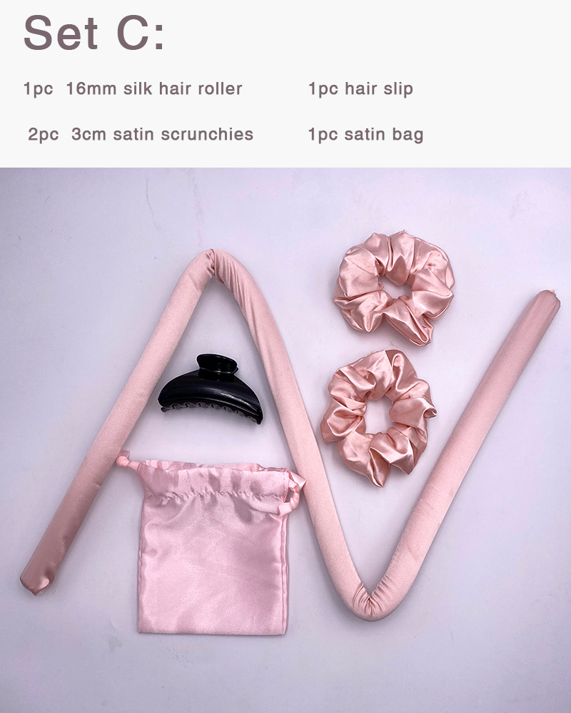 Heatless hair roller style 9
