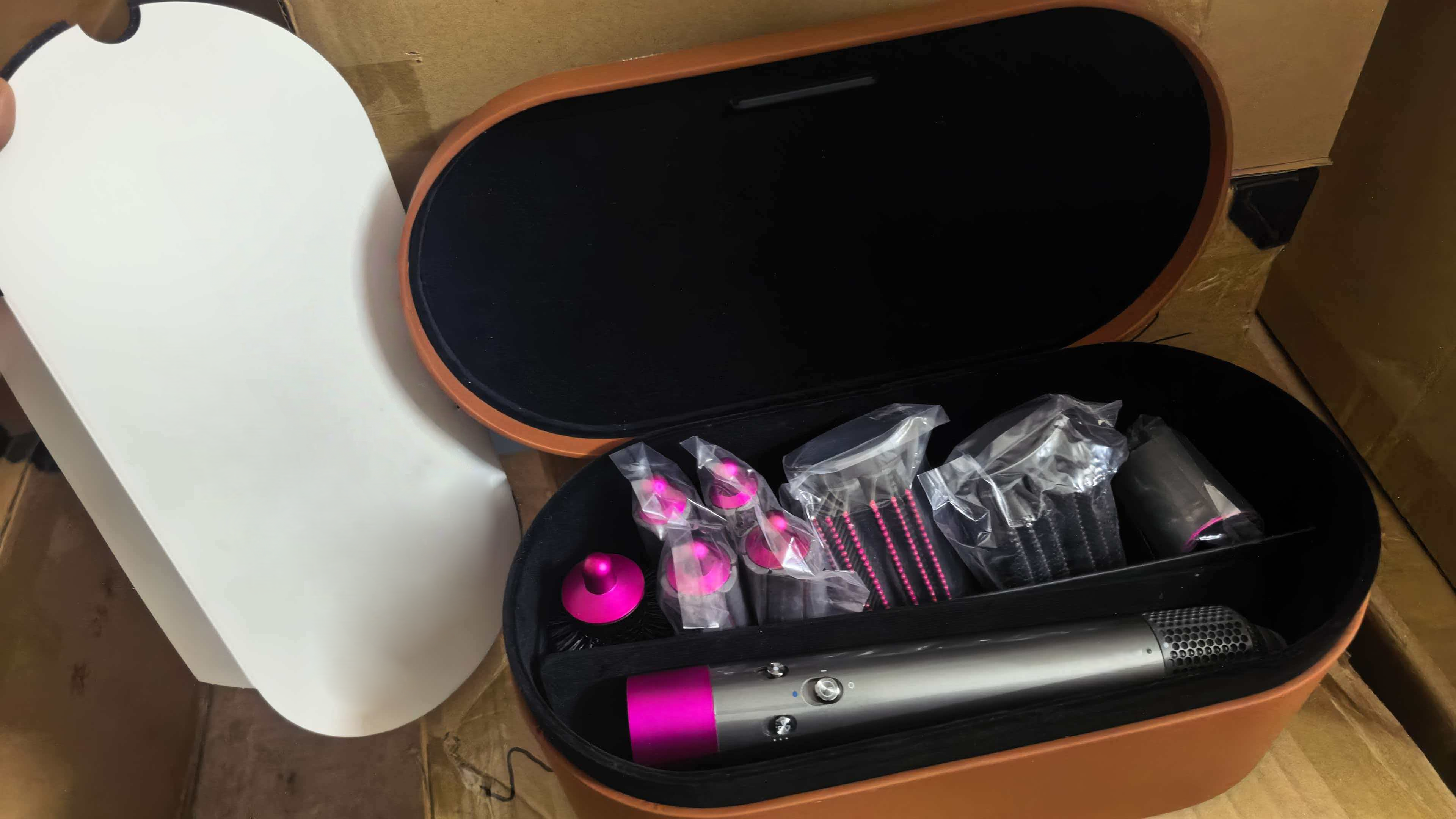 Premium Multi-Attachment Hair Styler Fast Airflow Curling Wand Intelligent Heat Control for All Hair Types