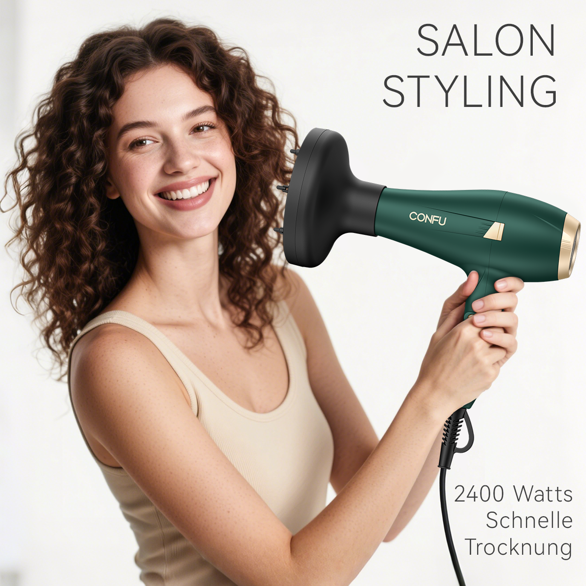 Professional Salon Hair Dryer Set 2000-2300W High Power Premium Hot Sell Household Styler with AC Motor
