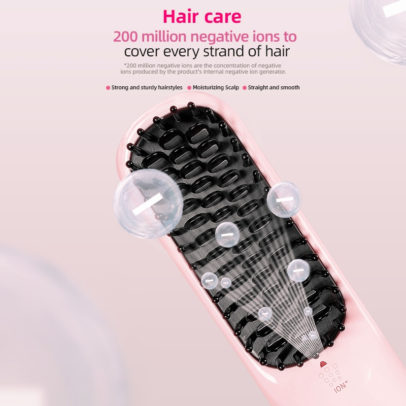 The Factory Wholesale Wireless Straightening Comb Is The Best Mini Straightening Comb, a Travel Portable Charging Curling Iron.