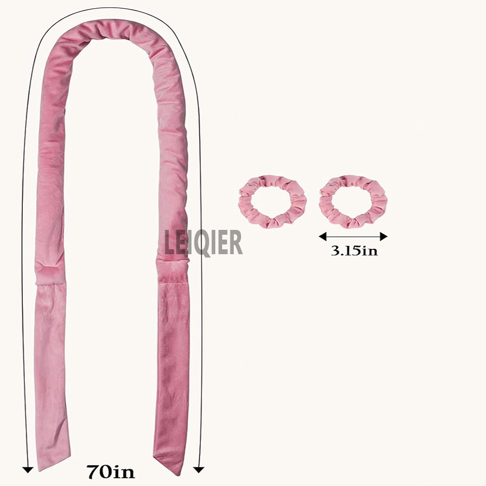 Custom logo Curly Hair Roller Thickening Curling Tool Clip Set No-heat Curling Iron Long-lasting Hair Clip Hair Ring for Styling