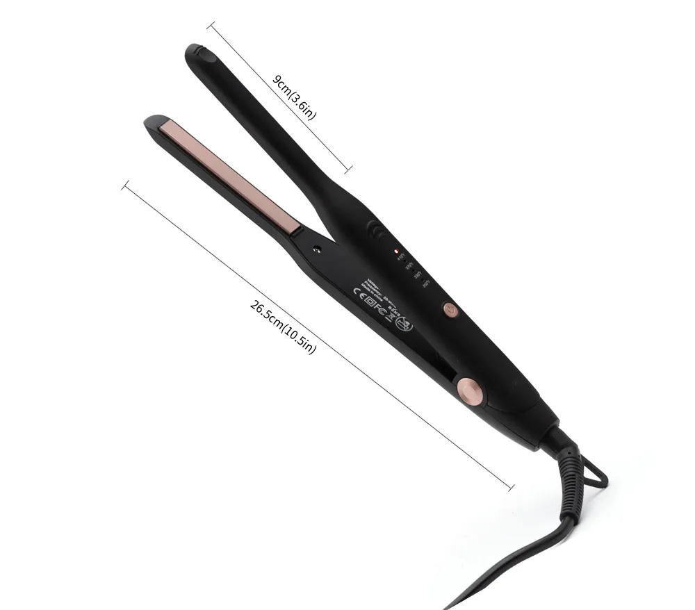 Dorm Household Use Mini PTC Curling Iron Portable Damage-Free LED Curling Iron