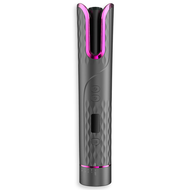 Portable Automatic Rotating Curling Iron USB Wireless Liquid Crystal Curling Iron Smart Lazy Electric Hairdresser