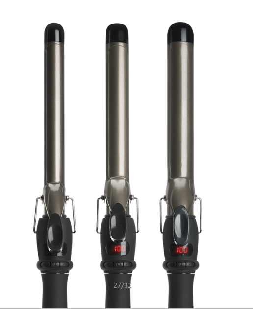 Professional Ceramic PTC Hair Curler LCD Digital Temperature Display Barrel Curling Wand Curling Iron