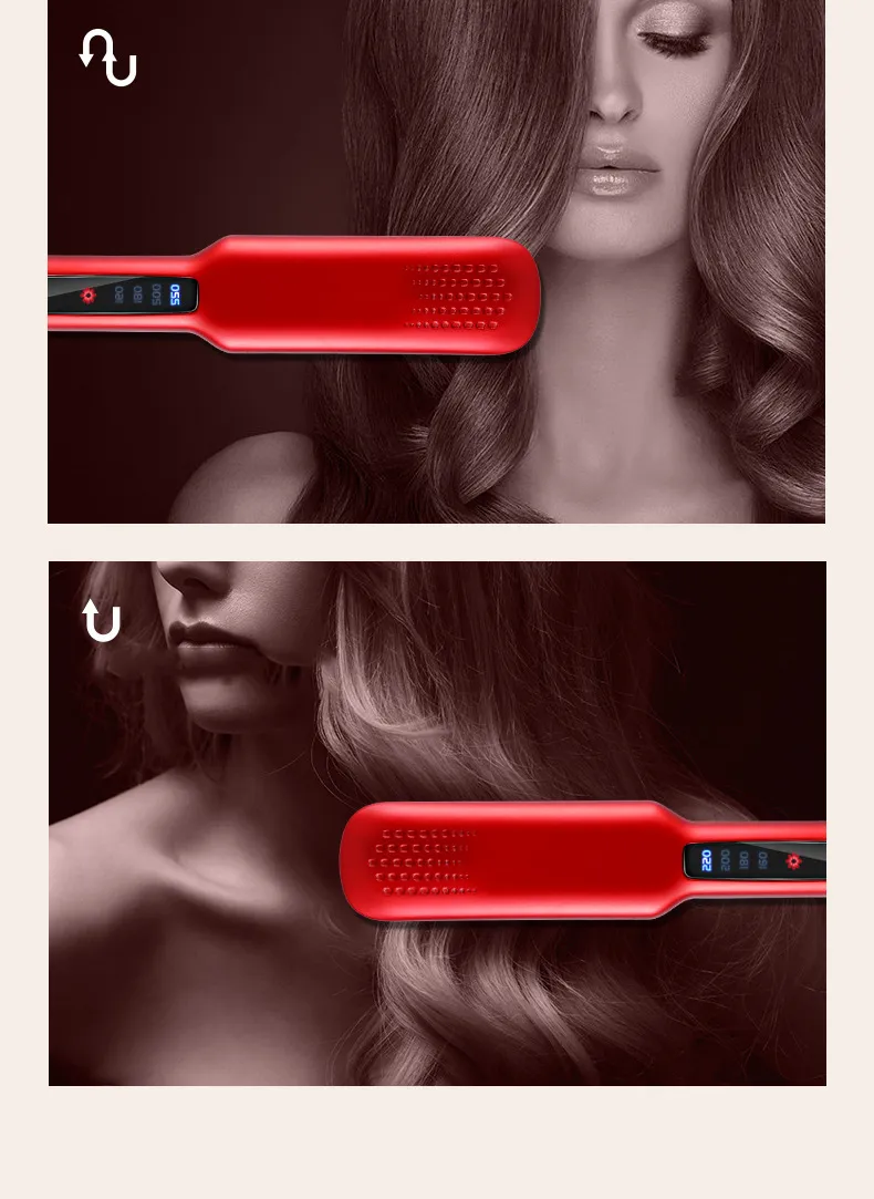 Home Use Elegant Portable Smart Automatic Curling Hair Curler Flat Iron Showcase 8