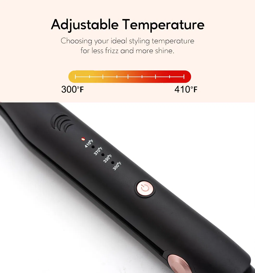 Dorm Household Use Mini PTC Curling Iron Portable Damage-Free LED Curling Iron