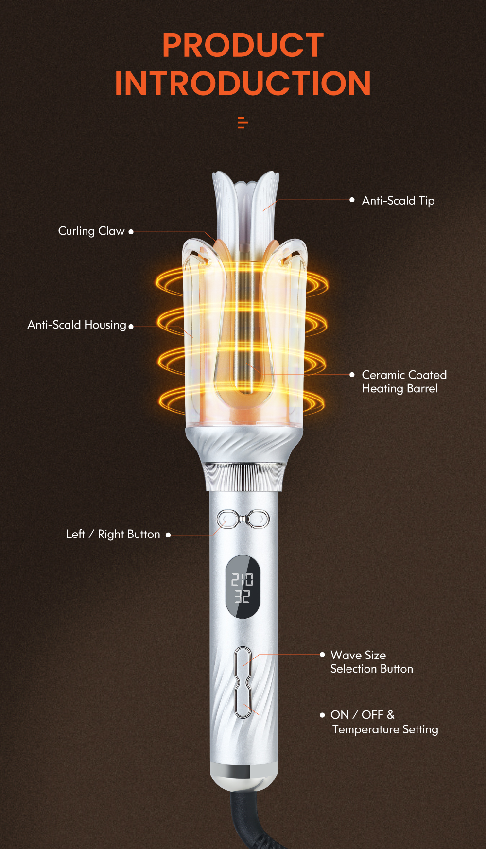 Automatic Curling Iron Detail 4
