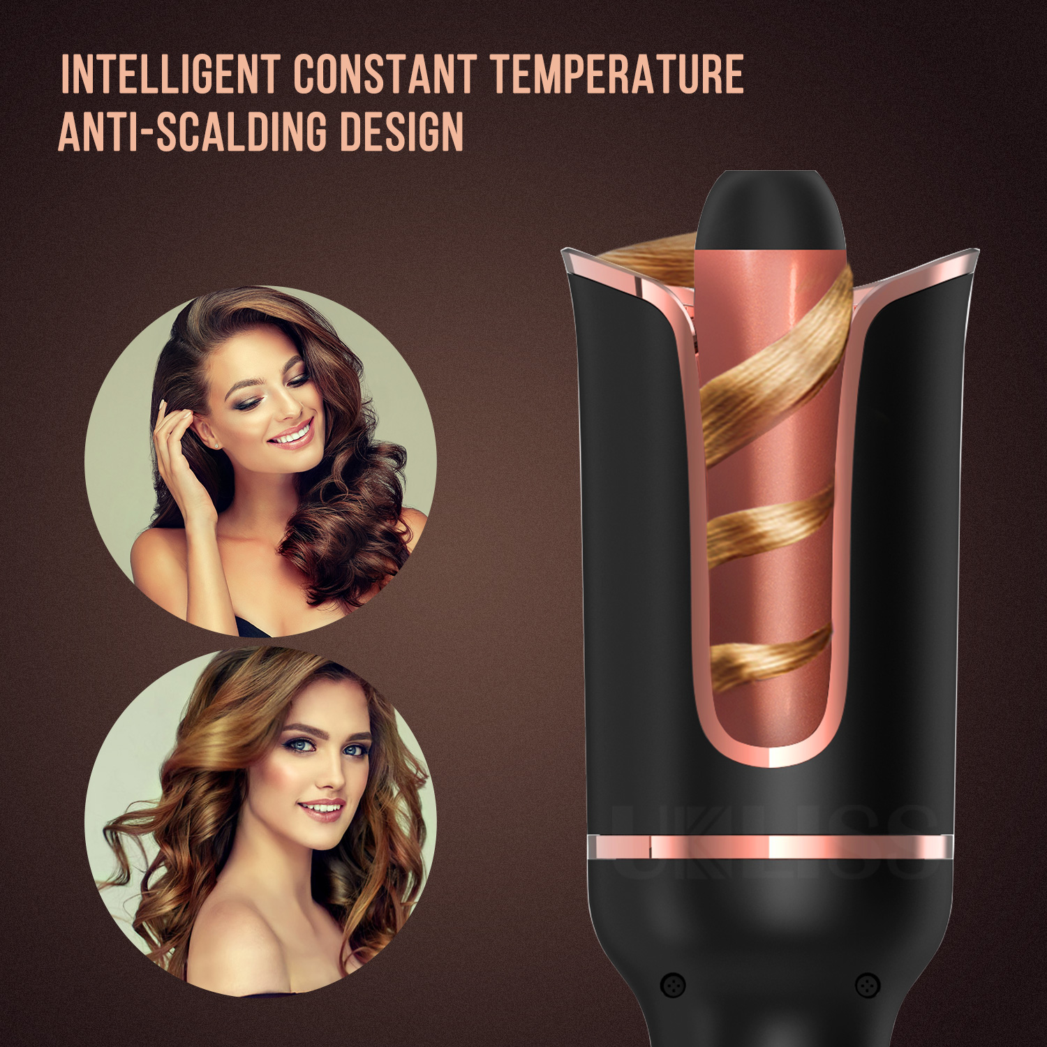 Automatic Hair Curler Auto Rotating Ceramic Curling Iron Professional Air Spin Curling Wand