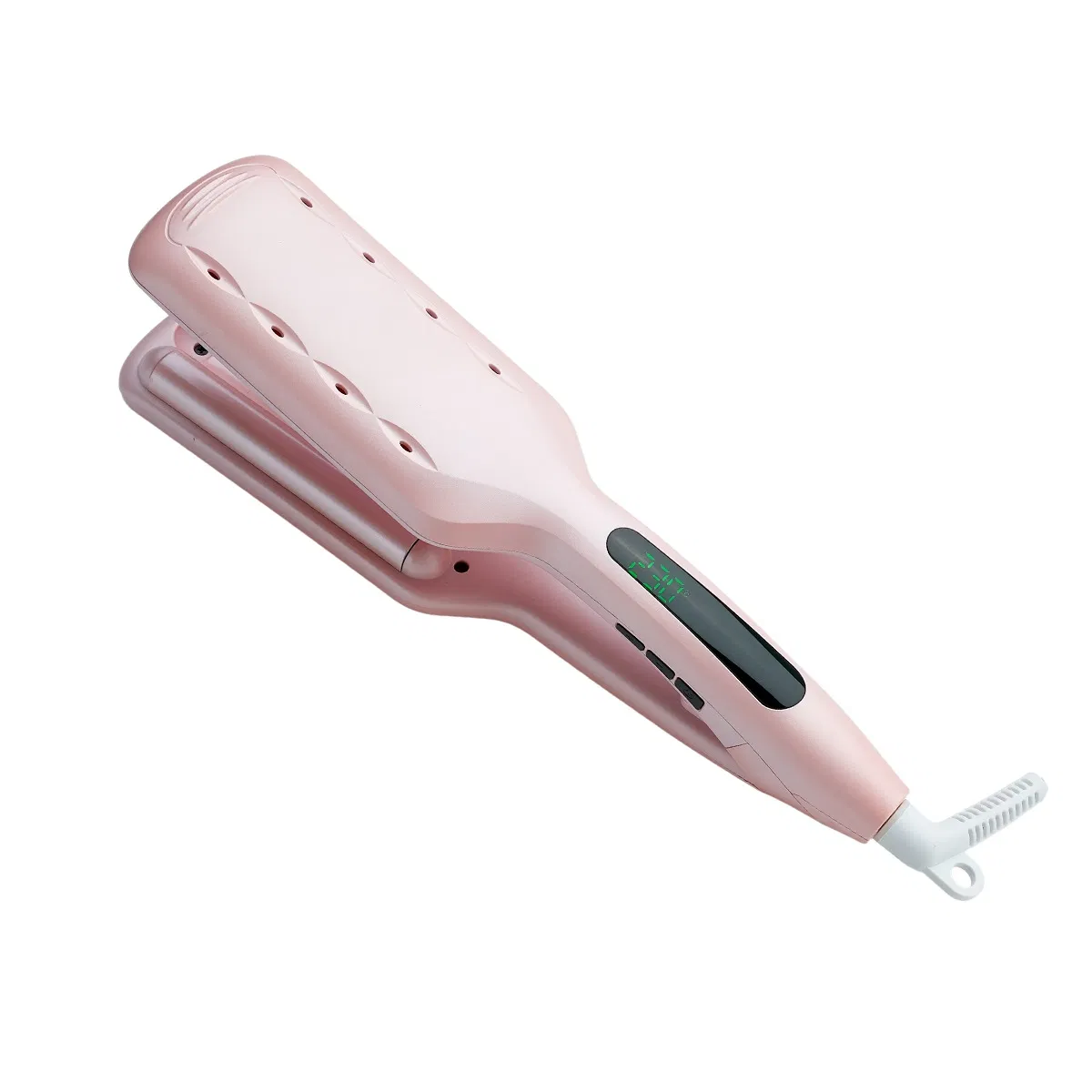 3 Barrel Egg Roll Hair Waver Ceramic Triple Barrel Water Wave Curling Iron Fast Heat Negative Ion Anti-Scald Egg Curler for Long Short Hair