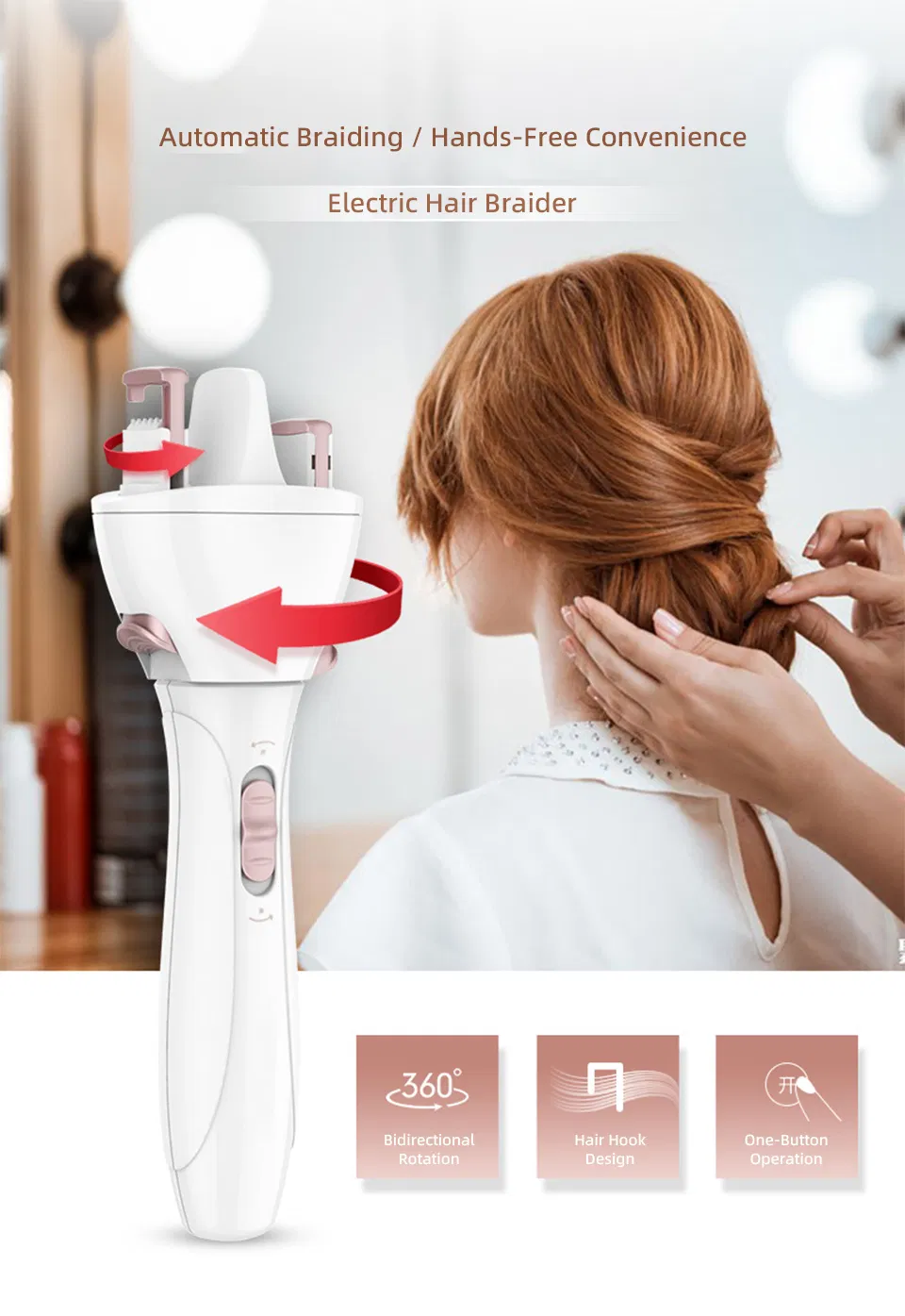 Hair Styling Tools Automatic Smart Hair Curler Braider