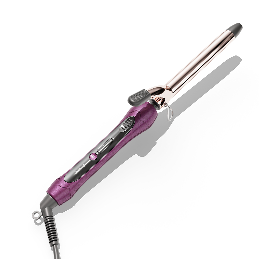 FMK Professional Digital Display Hair Curling Iron Privated Label Nano Titanium 19MM/25MM/32MM Curling Wand Clip Electric Power