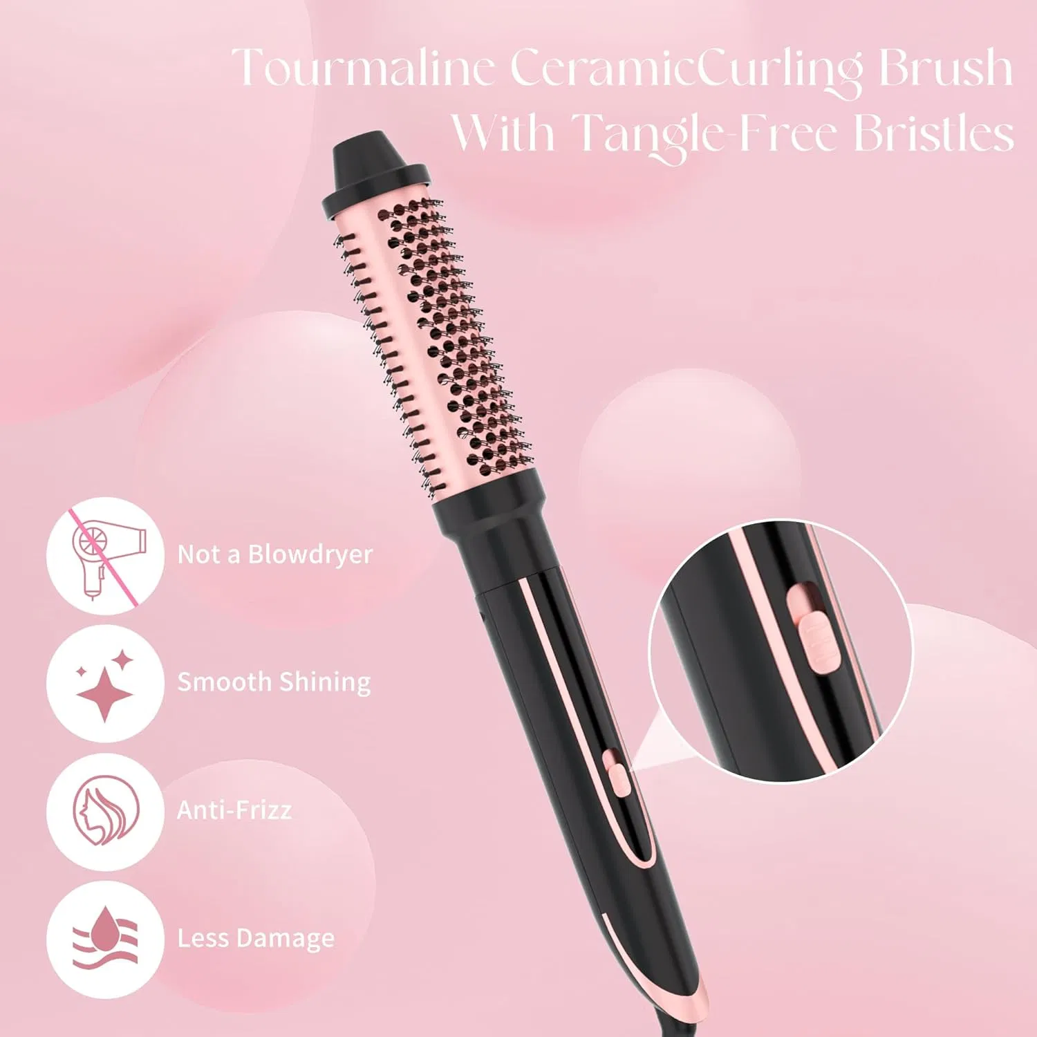 5 in 1 Dual Voltage Curling Iron Set with Instant Heat up