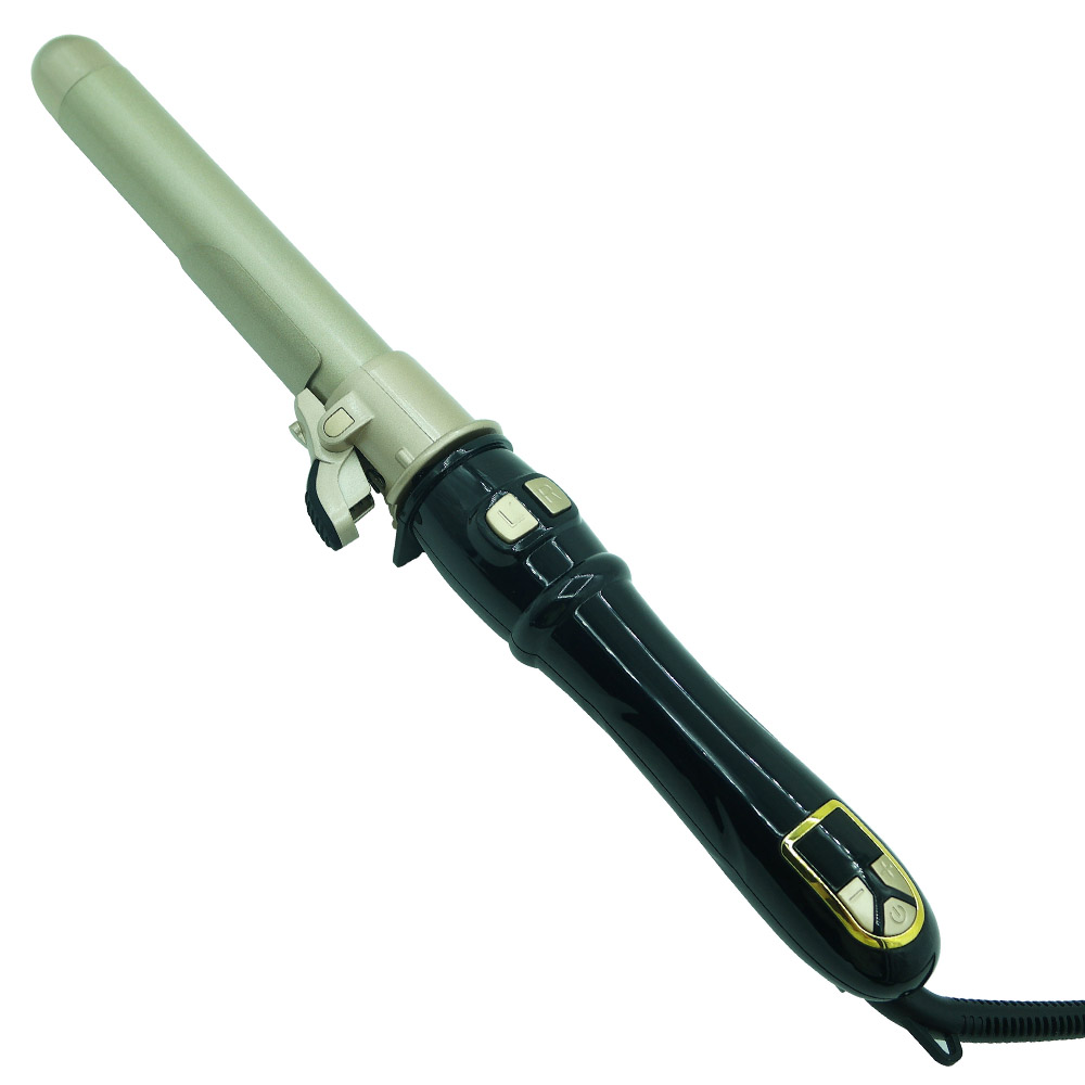 Professional Automatic Rotating Curling Iron LCD Ceramic Electric Portable Curling Iron Hair Curler