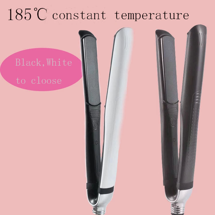 Platinum Electric Hair Straightener &amp; Curling Iron with LED Display Aluminum Plate Portable for Outdoor Household &amp; Hotel Use