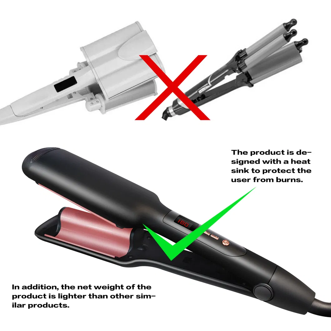 Professional Salon Screw Automatic Curling Iron Household Anion Free Hair LCD Curling Iron