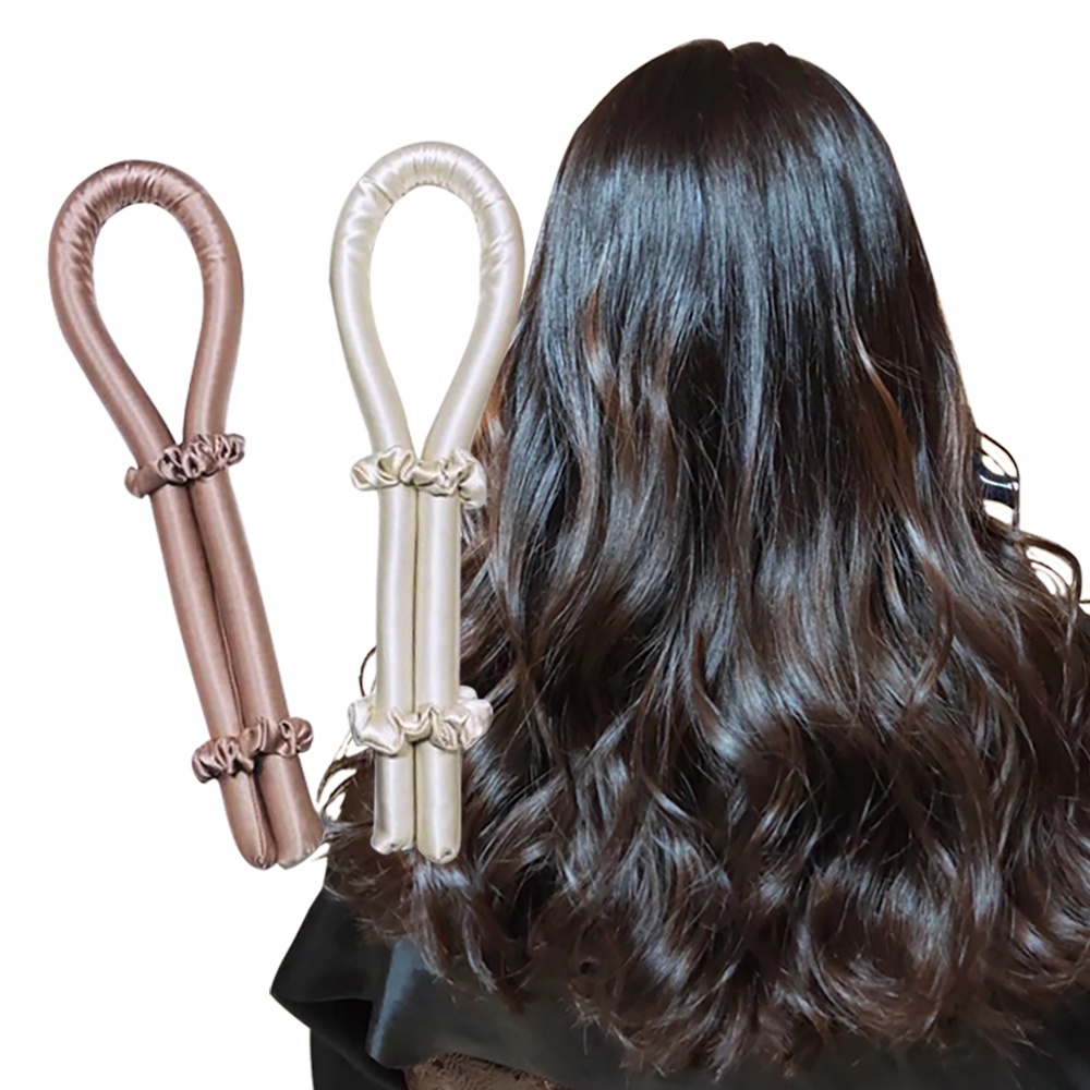 Heatless Hair Curls Details 1