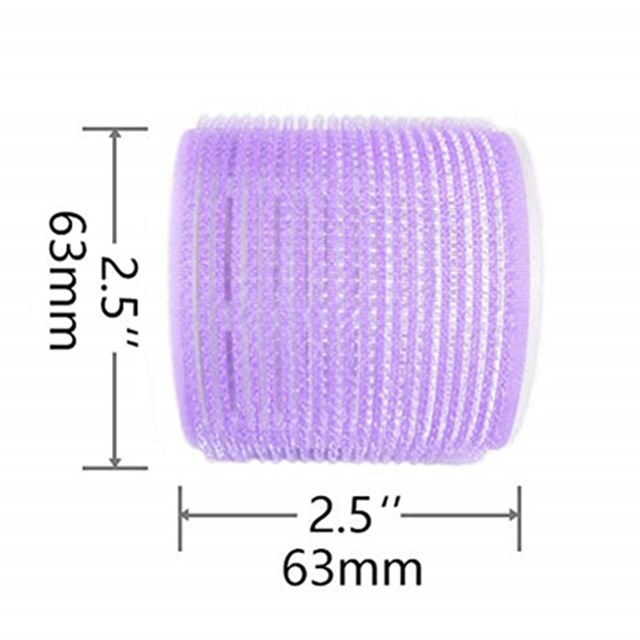 Custom Hair Roller Self-adhesive Hair Curler Hook and Loop Tape Sticky Curling Rod