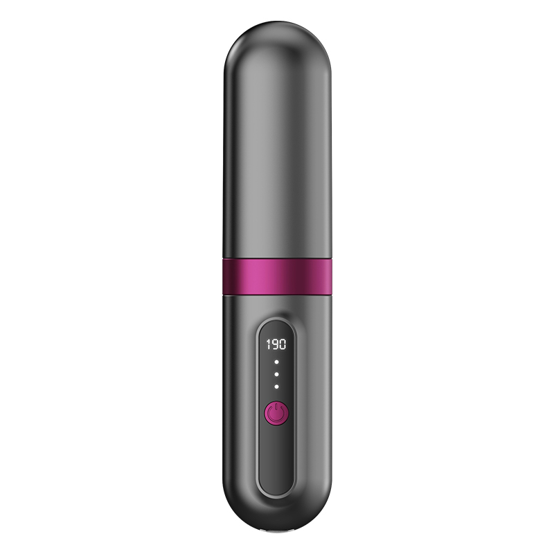 Hot Sale Cordless LED Ceramic Mini USB Recharging Portable Flat Iron Fast Heating Curling Straightener for Curly Bangs