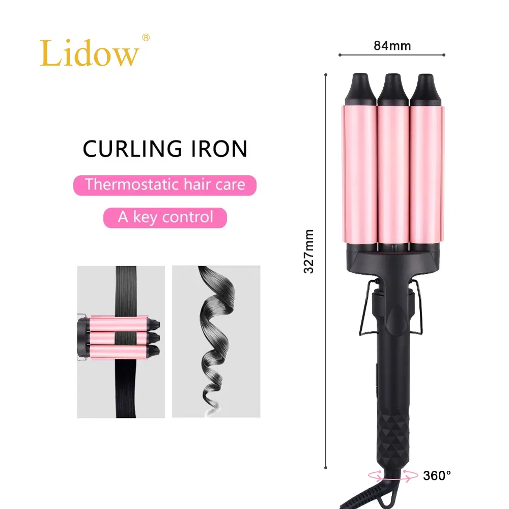 Ceramic Deep Waver Triple Barrel Hair Curler