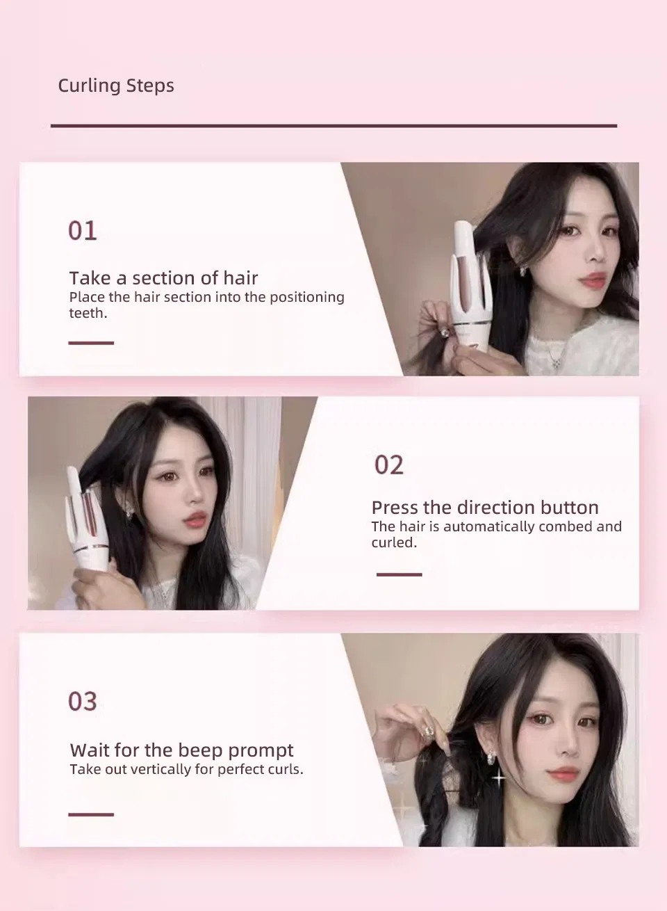 Professional Automatic Hair Curler 28mm/32mm with Essential Oil