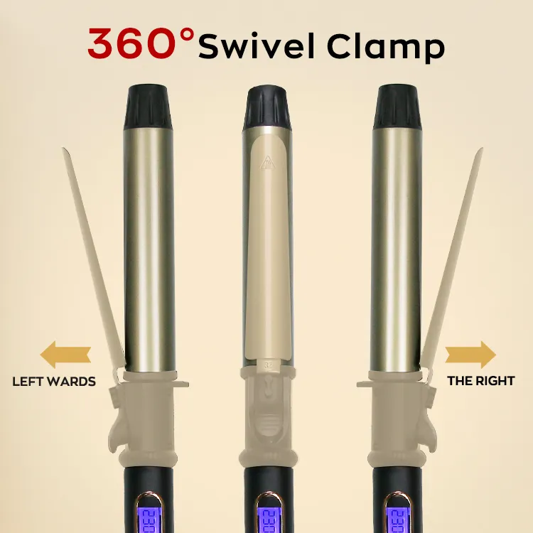 Titanium Rotating Hair Curler Detail 3