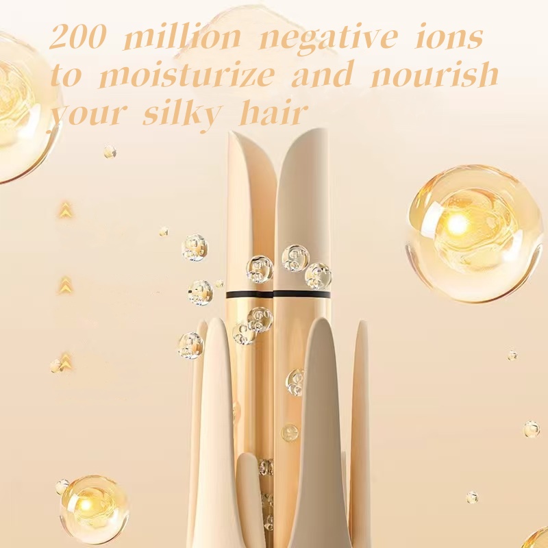 3-in-1 Interchangeable Automatic Curling Iron Automatic Hair Curler Spiral Magic Twirl Wand With Beep Reminder