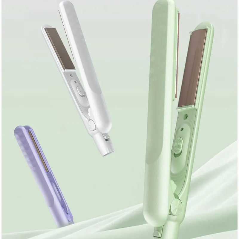 Wholesale Compact Mini 2-in-1 Wave Plate Styler Portable Hair Iron Curling Iron