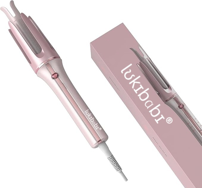 Sheglam Haircare Cupid's Charm One-Touch Instant Automatic Curler (25mm) - Baby Pink Hair Curler