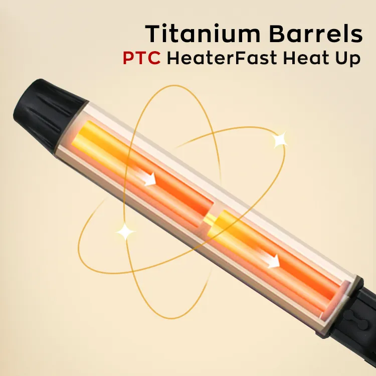 Titanium Rotating Hair Curler Detail 6