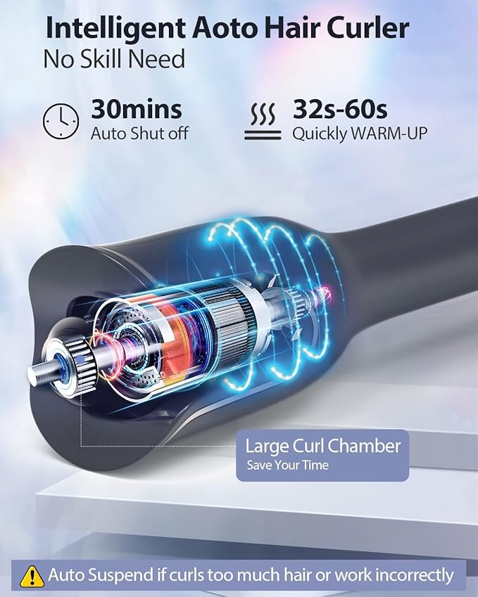 Automatic Hair Curler Auto Rotating Ceramic Hair Roller Professional Curling Iron Curling Wand Hair Waver