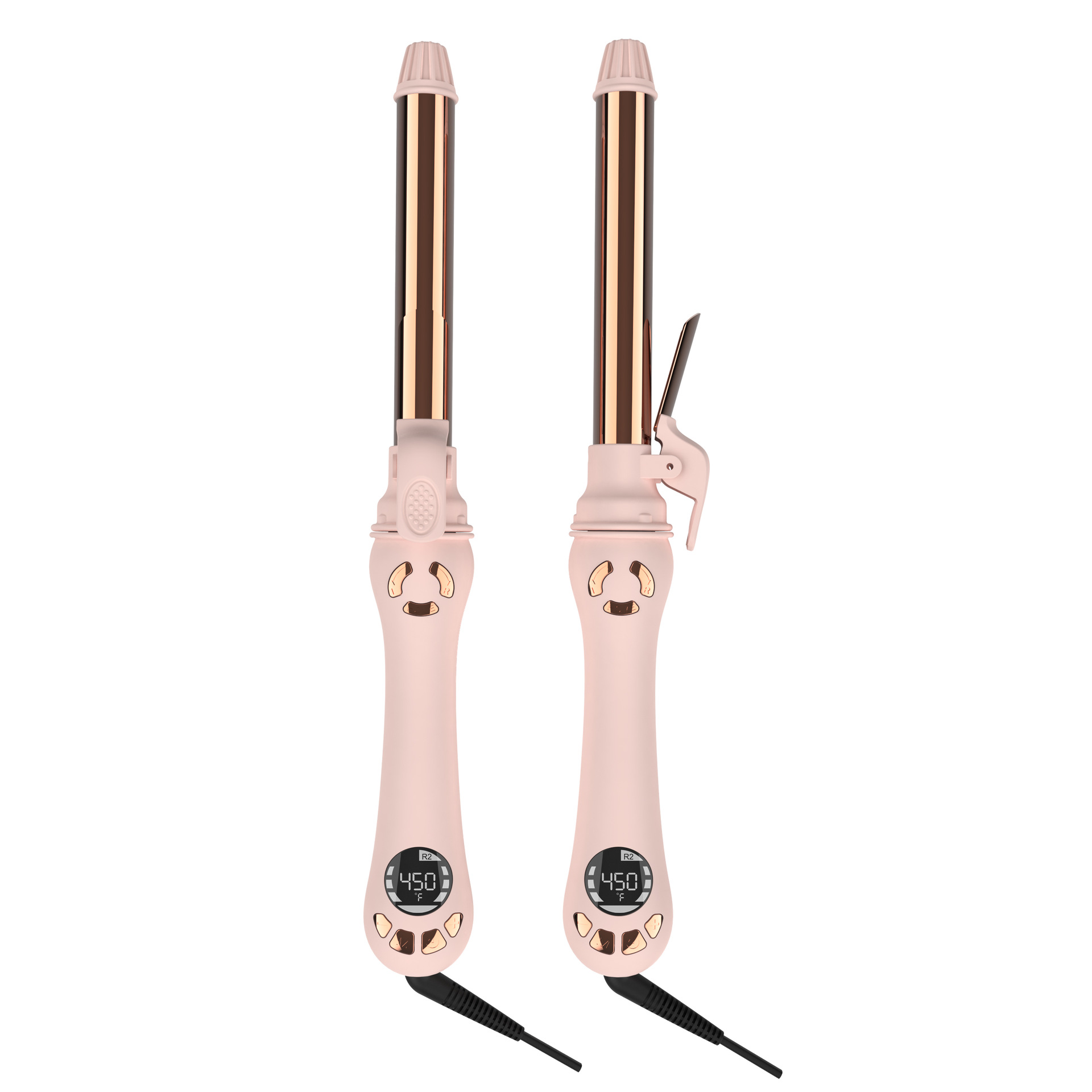 Professional 3 1 Titanium Auto Hair Curler Set Automatic Styler Waver Rotating Curling Wand for Salon Use Consumer Electronics
