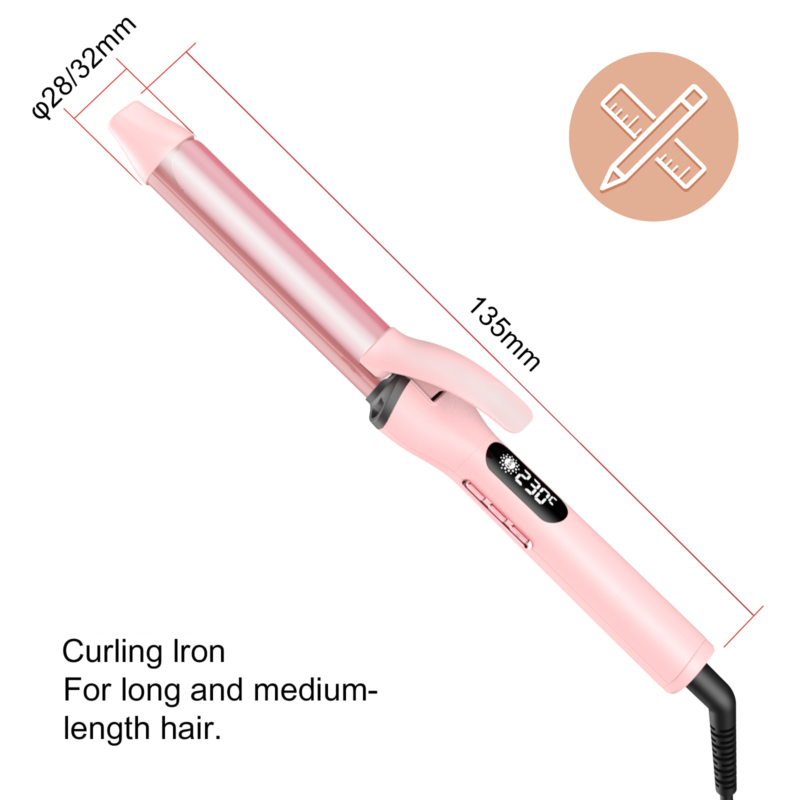 Ceramic Professional Hair Curler Detail 2