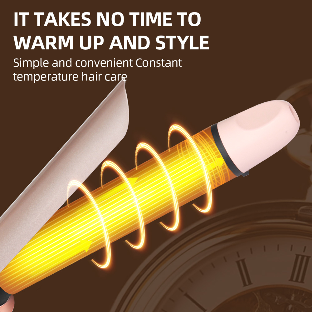 JAYSUNNY 32 mm 1.25 Inch Ceramic Long Barrel Beach Hair Waver Curling Wand Iron Professional Hair Curler