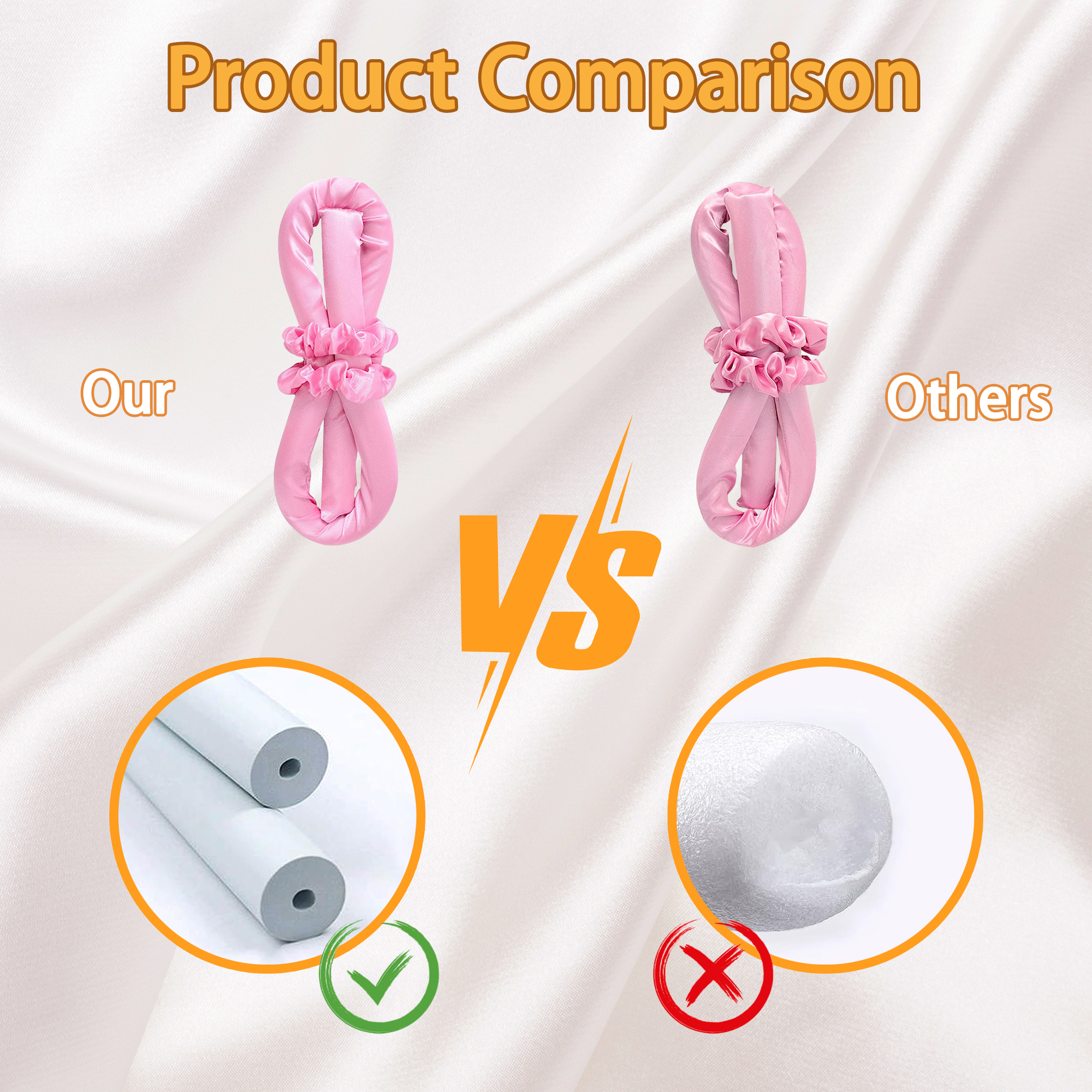 Flexible Curling Rods Ribbon Pack 6